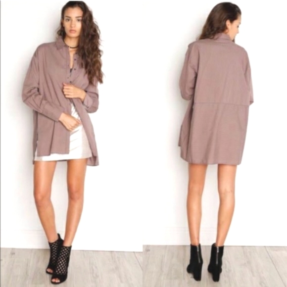 Free People Lakehouse Button-down Shirt Sz M - Picture 2 of 11